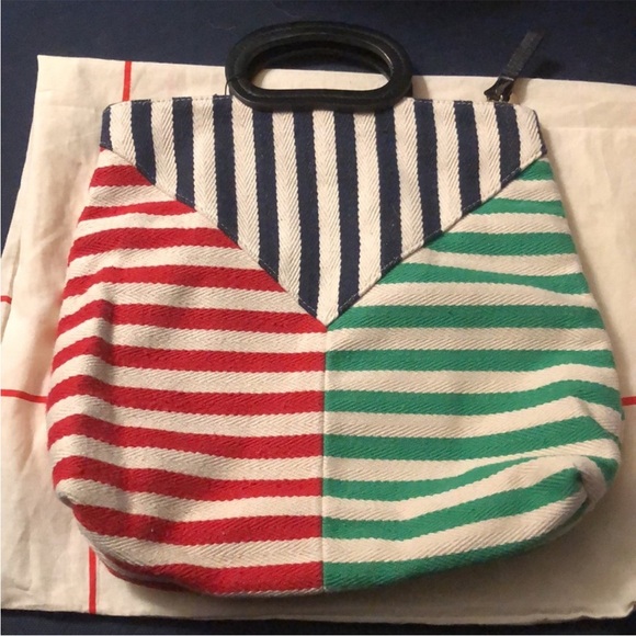 Clare V Fold over woven clutch. Sold Out Style - Picture 4 of 4